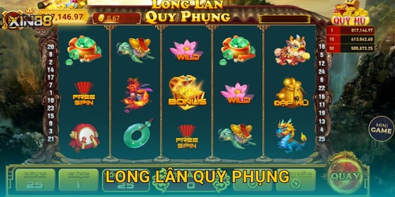 Long Lân Quy Phụng XIN88 – Tứ linh tụ hội, trả thưởng cực lớn
