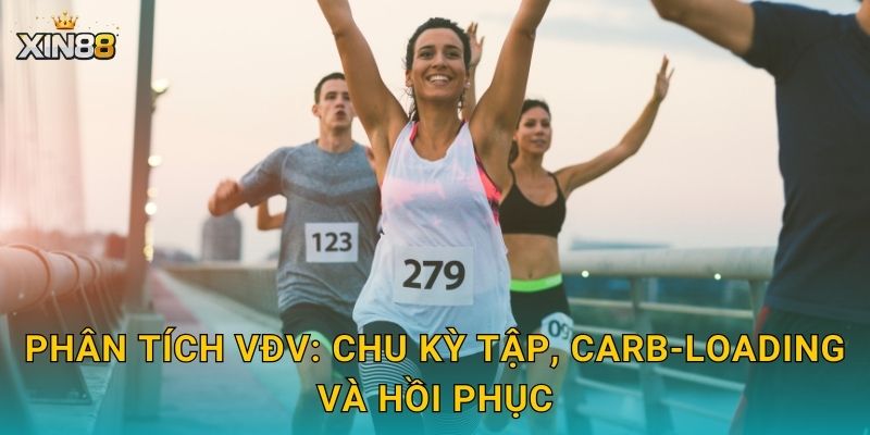 Phân tích VĐV: chu kỳ tập, carb-loading và hồi phục